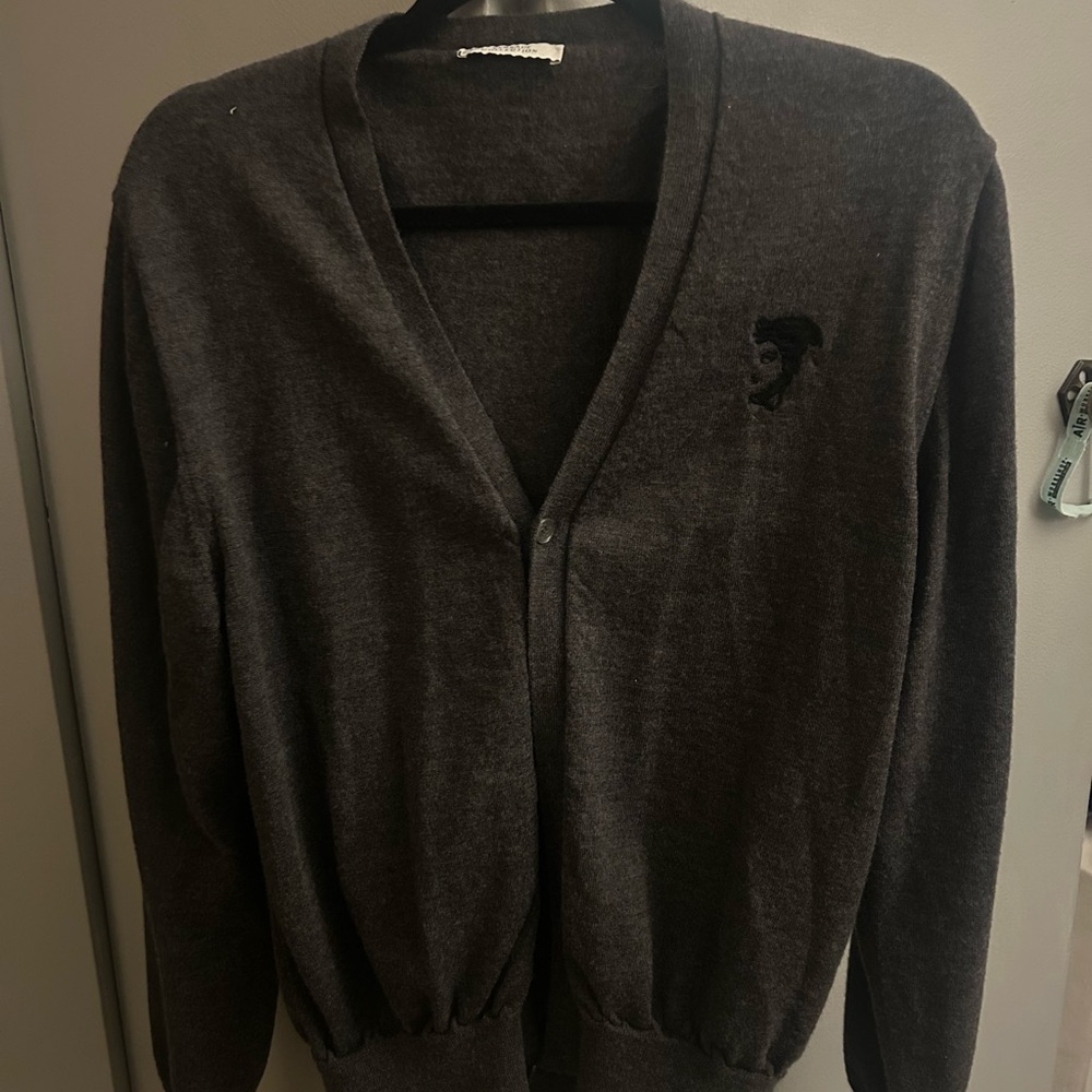 Versace Dark Gray Cardigan
